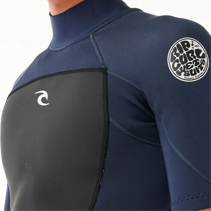 2024 Rip Curl Mens Omega 2mm Back Zip Shorty Wetsuit 11LMSP - Slate